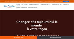 Desktop Screenshot of dijonformation.com